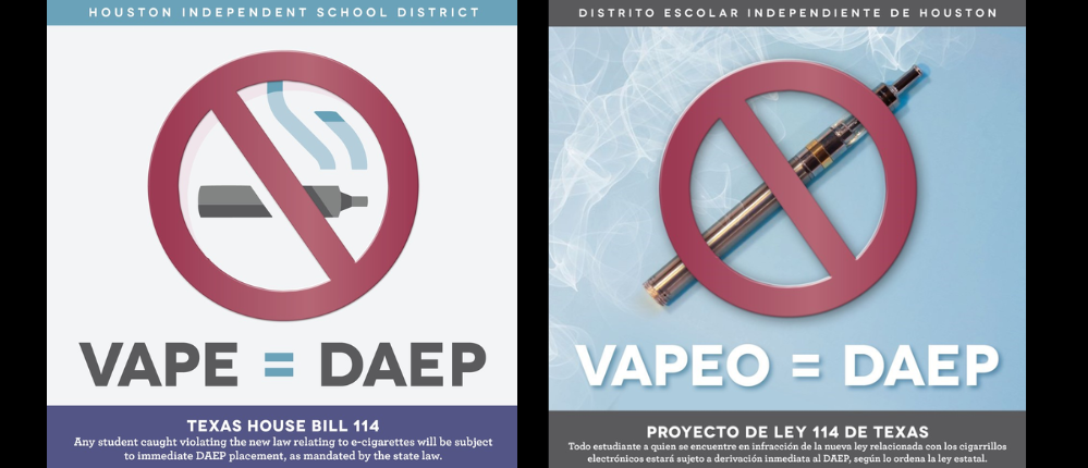 Texas House Bill 114 relating to e-cigarettes